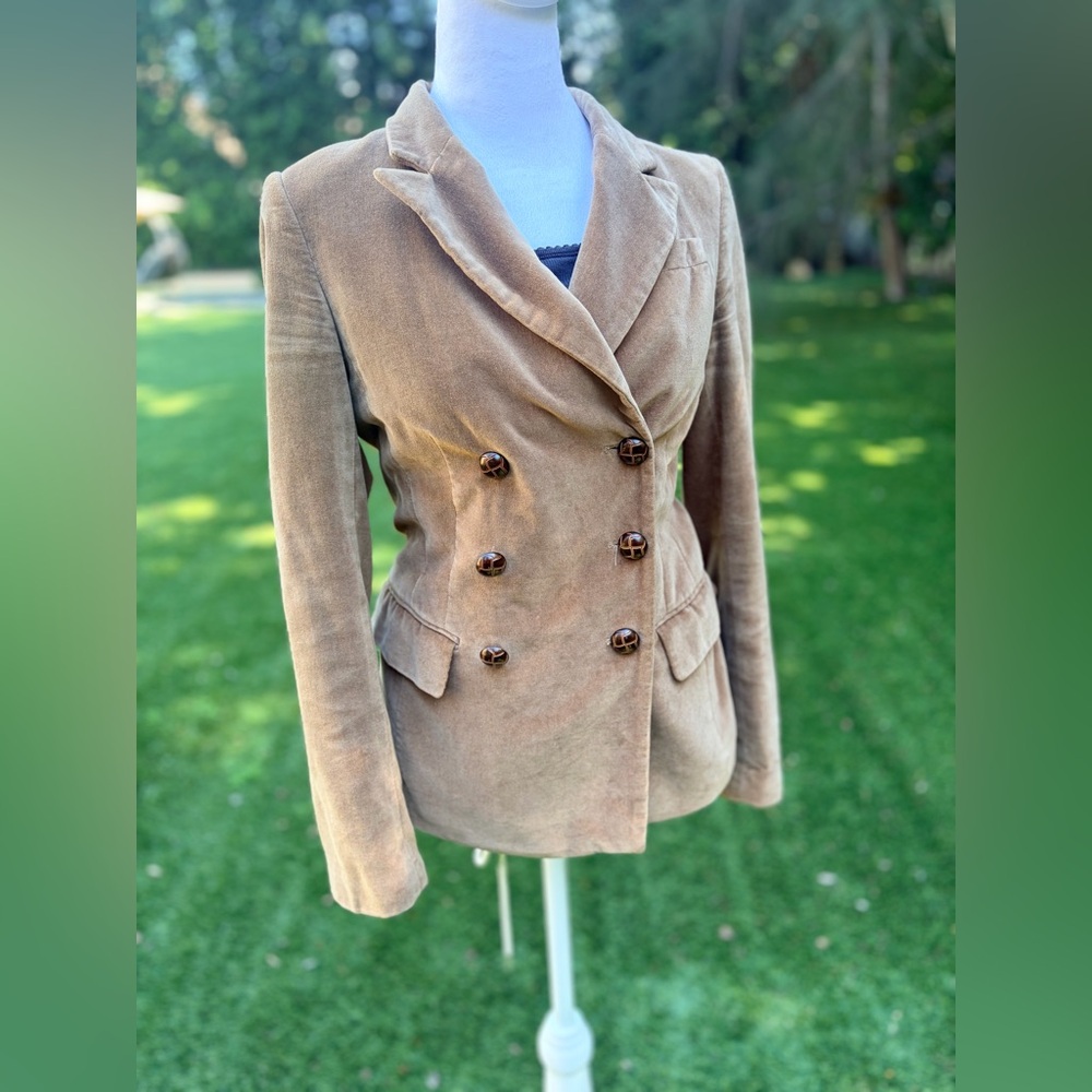 Boden Brown Velvet Blazer